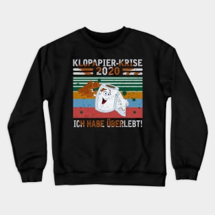 KLOPAPIER-KRISE 2020 Crewneck Sweatshirt